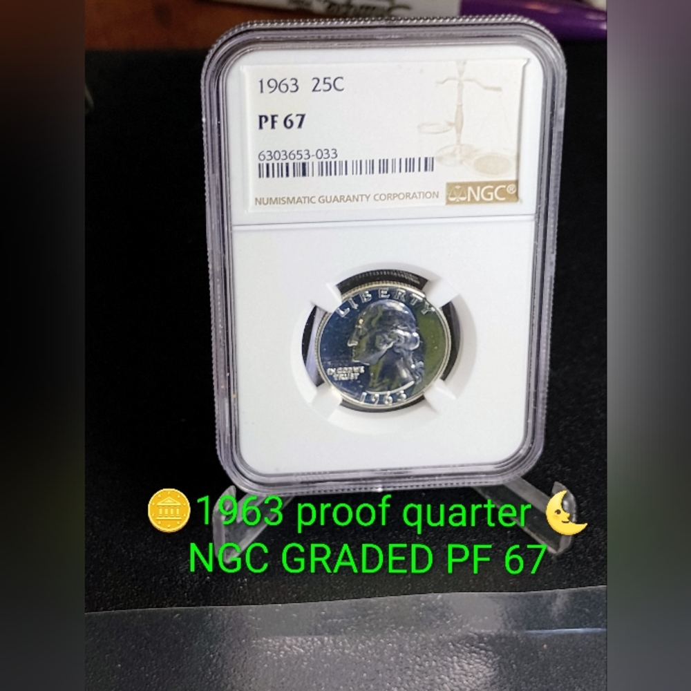 1963 Proof Quarter PF 67 - Silver Tone